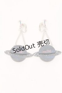 MILK / MILK planet イヤリング  クロ O-25-02-20-072-ML-AC-IG-ZT432