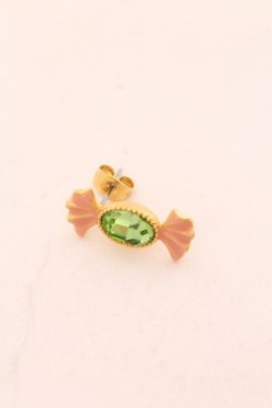 画像1: Q-pot. /セーラープチジュエルキャンディーピアス ジュピター  グリーン?ピンク O-25-02-20-073-QP-AC-IG-ZT432