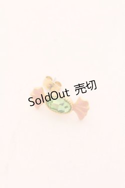 画像1: Q-pot. /セーラープチジュエルキャンディーピアス ジュピター  グリーン?ピンク O-25-02-20-073-QP-AC-IG-ZT432