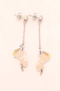 NieR Clothing / ロングチェーンピアス両耳【ミケ】  シルバー O-25-02-20-074-PU-AC-YM-ZT432