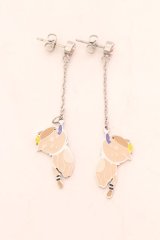 NieR Clothing / ロングチェーンピアス両耳【ミケ】  シルバー O-25-02-20-074-PU-AC-YM-ZT432