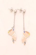 画像1: 【SALE】NieR CLOTHING / ロングチェーンピアス両耳【ミケ】  シルバー O-25-02-20-074-PU-AC-YM-ZT432-F003 (1)