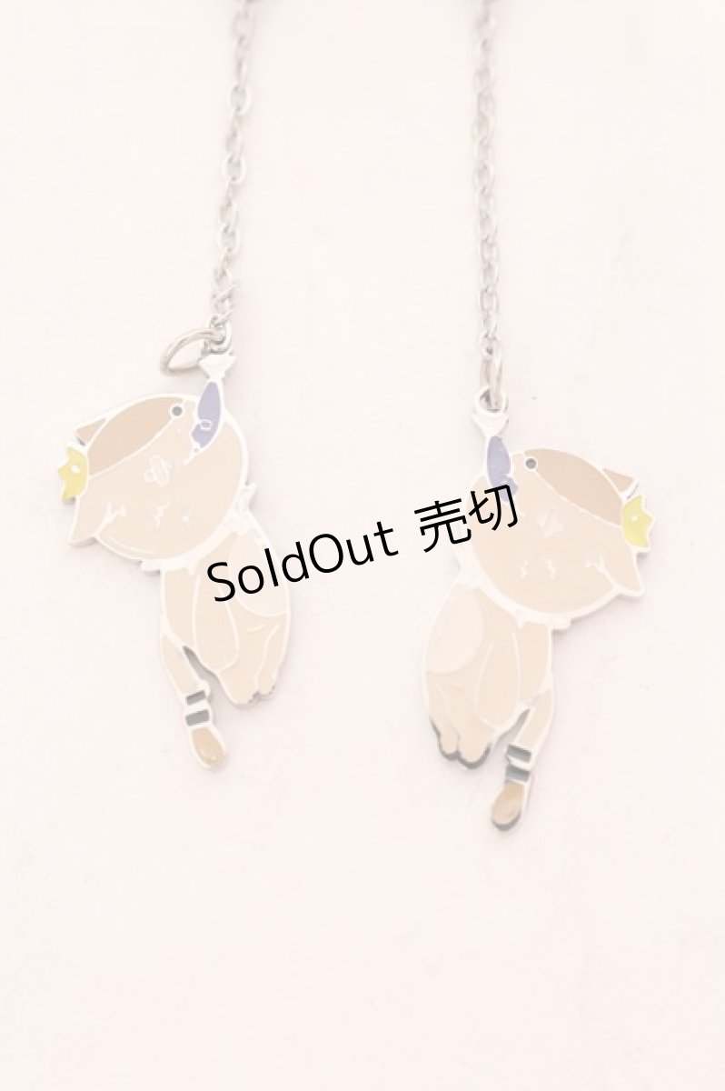 画像2: 【SALE】NieR CLOTHING / ロングチェーンピアス両耳【ミケ】  シルバー O-25-02-20-074-PU-AC-YM-ZT432-F003 (2)