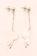 画像3: NieR Clothing / ロングチェーンピアス両耳【ミケ】  シルバー O-25-02-20-074-PU-AC-YM-ZT432 (3)