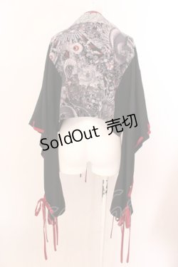 画像5: Qutie Frash / ショートカーデ  ブラック　×レッド O-25-02-20-007-QU-TO-IG-OS