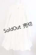 BABY,THE STARS SHINE BRIGHT / ロゴ刺しゅう入りフードワンピース  オフシロ O-25-02-20-002-BA-OP-IG-OS