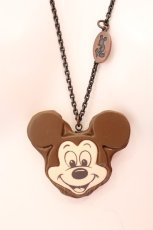 画像1: 【SALE】Q-pot. / ミッキーマウス/チョコケーキネックレス  ブラウン O-25-02-20-017-QP-AC-OW-ZT432-F003 (1)