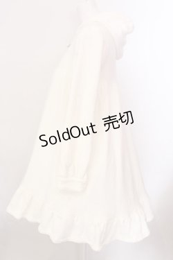 画像4: BABY,THE STARS SHINE BRIGHT / ロゴ刺しゅう入りフードワンピース  オフシロ O-25-02-20-002-BA-OP-IG-OS