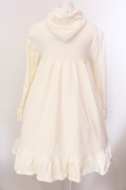 画像5: BABY,THE STARS SHINE BRIGHT / ロゴ刺しゅう入りフードワンピース  オフシロ O-25-02-20-002-BA-OP-IG-OS