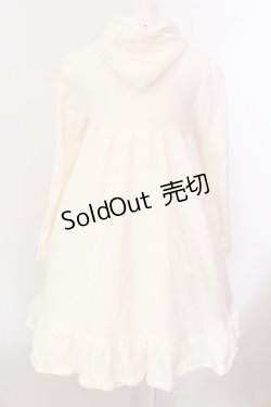 画像5: BABY,THE STARS SHINE BRIGHT / ロゴ刺しゅう入りフードワンピース  オフシロ O-25-02-20-002-BA-OP-IG-OS