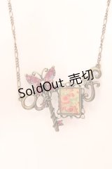 axes femme / 鍵＆フレームネックレス  アンティークゴールド O-25-02-20-024-AX-AC-OW-ZT432