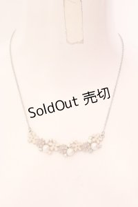 axes femme / フラワーラインネックレス  ゴールド O-25-02-20-026-AX-AC-IG-ZT432-F002