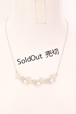 画像1: axes femme / フラワーラインネックレス  ゴールド O-25-02-20-026-AX-AC-IG-ZT432-F002