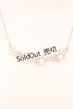 画像2: axes femme / フラワーラインネックレス  ゴールド O-25-02-20-026-AX-AC-IG-ZT432-F002