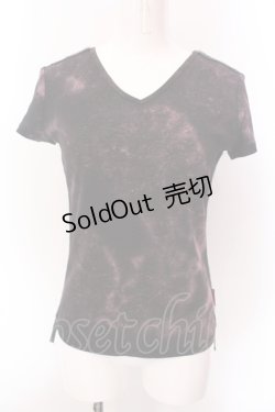 画像1: Ozz On / Vネックタイダイトップス  パープル O-25-02-22-026-OO-TO-OW-OS