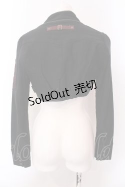 画像4: Ozz Croce / レースアップショートボレロ  ブラック×レッド O-25-02-22-028-OO-TO-IG-OS