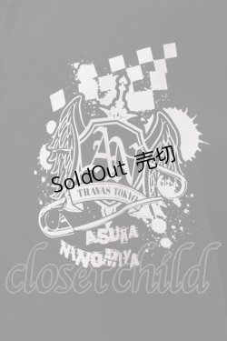 画像2: TRAVAS TOKYO / アイドルマスターコラボ 二宮飛鳥ラグランブルゾン F ブラック×ホワイト O-25-02-22-034-PU-JA-OW-ZY