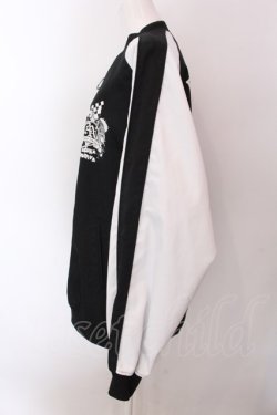 画像3: TRAVAS TOKYO / アイドルマスターコラボ　二宮飛鳥ラグランブルゾン F ブラック×ホワイト O-25-02-22-034-PU-JA-OW-OS