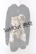 TRAVAS TOKYO / Leopard Furry bearプルパーカー F ブラック O-25-02-22-036-PU-TO-OW-ZI