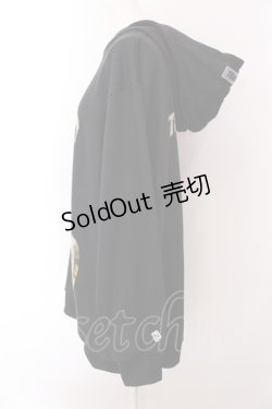 画像2: TRAVAS TOKYO / Leopard Furry bearプルパーカー F ブラック O-25-02-22-036-PU-TO-OW-ZI