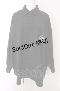 TRAVAS TOKYO / Locked bear shirts　シャツ F ブラック O-25-02-22-037-PU-TO-OW-OS