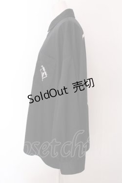 画像2: TRAVAS TOKYO / Locked bear shirts　シャツ F ブラック O-25-02-22-037-PU-TO-OW-OS