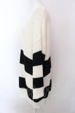 画像2: KRY CLOTHING / CHLL 2 ボーダーニットソー  ブラックｘホワイト O-25-02-22-039-EL-TO-YM-OS