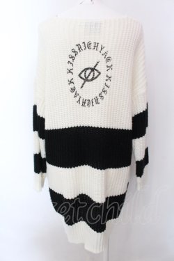画像3: KRY CLOTHING / CHLL 2 ボーダーニットソー  ブラックｘホワイト O-25-02-22-039-EL-TO-YM-OS