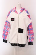 NieR Clothing / 高品質ORIGINAL JUMPER【ピンクブルー】  ホワイト×ピンク×ブルー O-25-02-22-043-PU-JA-IG-OS