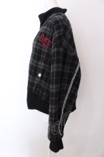画像3: 【SALE】MILKBOY / チェック柄ブルゾン  ブラック O-25-02-22-047-MB-JA-IG-ZT094 (3)