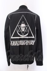 画像4: 【SALE】GLAD NEWS / スカルワッペンブルゾン  ブラック O-25-02-22-053-GL-JA-IG-ZT100 (4)
