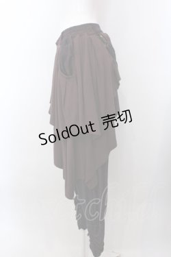 画像2: Ozz Croce / サルエルラップパンツ  ブラウン×ネイビー系 O-25-02-22-006-OO-PA-IG-OS
