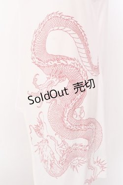 画像2: Qutie Frash / 2024プレミアムセット-繚乱-チャイナチュニック  ホワイト×レッド O-25-02-22-057-QU-TO-OW-OS