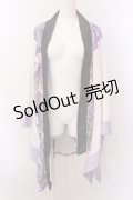 Qutie Frash / アシメ着物カーデ【２店舗限定カラー】  限定パープル O-25-02-22-058-QU-OP-IG-OS