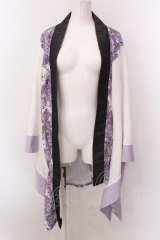 Qutie Frash / アシメ着物カーデ【２店舗限定カラー】  限定パープル O-25-02-22-058-QU-OP-IG-OS