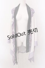 Qutie Frash / アシメ着物カーデ【２店舗限定カラー】  限定パープル O-25-02-22-058-QU-OP-IG-OS