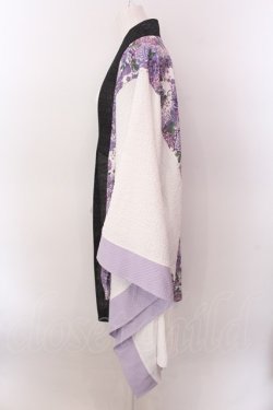 画像2: Qutie Frash / アシメ着物カーデ【２店舗限定カラー】  限定パープル O-25-02-22-058-QU-OP-IG-OS