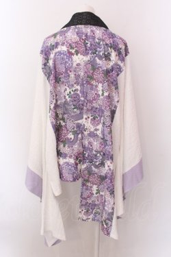 画像3: Qutie Frash / アシメ着物カーデ【２店舗限定カラー】  限定パープル O-25-02-22-058-QU-OP-IG-OS