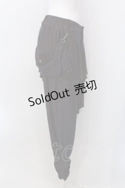 画像3: Ozz Croce / サルエルラップパンツ  ブラウン×ネイビー系 O-25-02-22-006-OO-PA-IG-OS