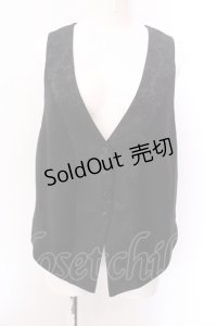 Qutie Frash / ジレ  ブラック×レッド O-25-02-22-060-QU-TO-IG-OS