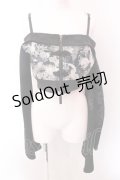 Qutie Frash / オフショルショートボレロ  ブラック O-25-02-22-061-QU-TO-IG-ZI