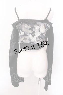 画像4: Qutie Frash / オフショルショートボレロ  ブラック O-25-02-22-061-QU-TO-IG-ZI