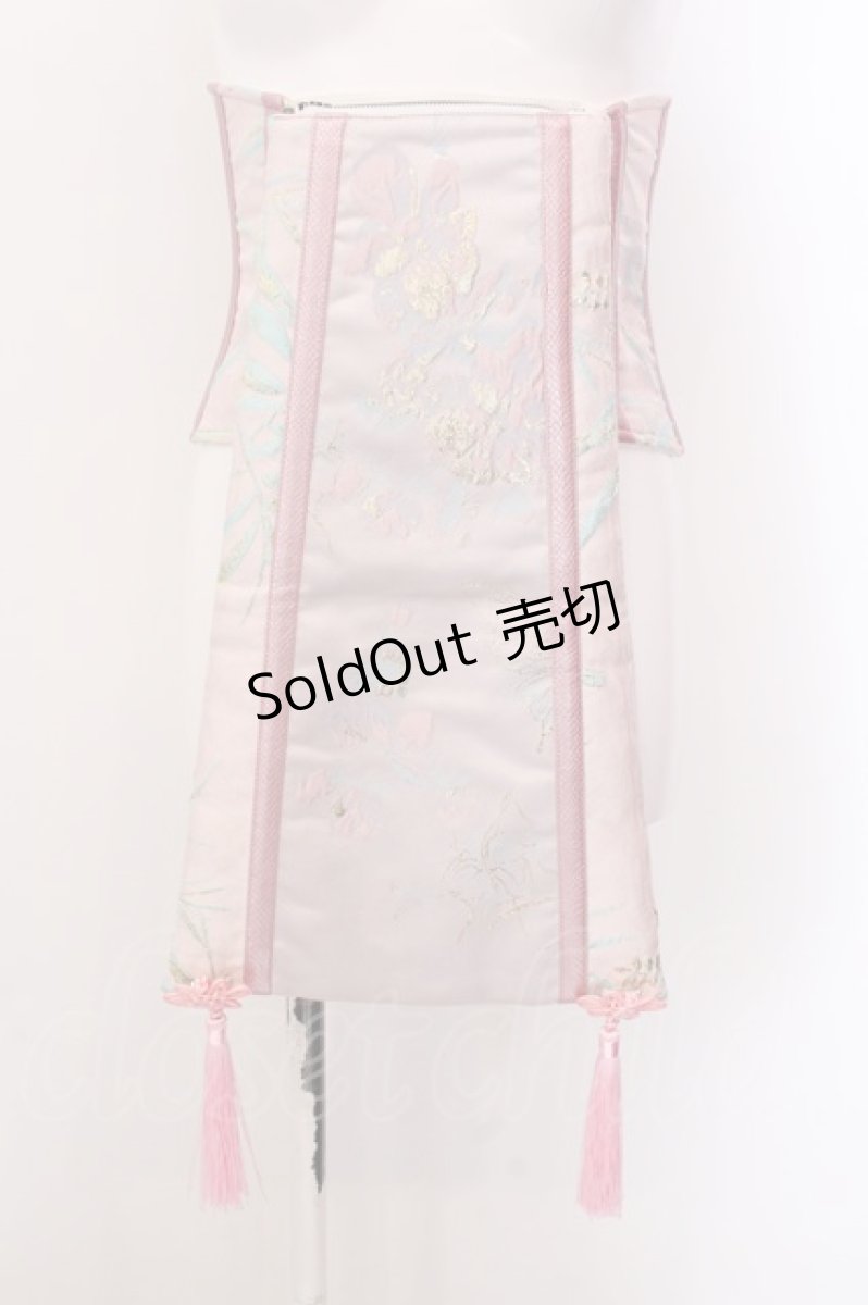 画像1: Qutie Frash / 花魁帯コルセット  ピンク O-25-02-22-085-QU-ZA-IG-ZI (1)