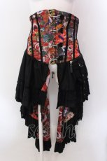 画像1: 【SALE】Qutie Frash / コルセットスカート  ブラック×レッド系 O-25-02-22-087-QU-SK-IG-ZT034 (1)