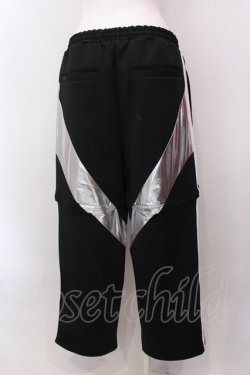 画像4: REFLEM / 2WAYメタリック切り替えジャージパンツ F ブラック×ホワイト O-25-02-22-001-PU-PA-OW-ZT436