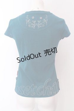 画像3: Ozz On / バックエンブロイダリーチャイナトップス  ターコイズグリーン O-25-02-22-021-OO-TO-OW-OS