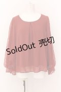axes femme / 袖レースプルオーバー M オレンジ O-25-02-23-001-AX-TO-IG-OS