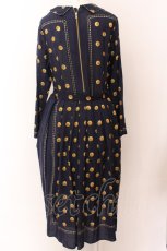 画像3: Jane Marple Dans Le Salon / Granny’s buttons day dress M ネイビー O-25-02-23-043-JM-OP-OW-ZT059 (3)