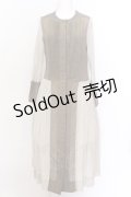 Jane Marple Dans Le Salon / グリッタータックドッキングワンピース M カーキｘゴールド O-25-02-23-044-JM-OP-YM-ZT059