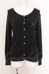 Jane Marple / ユニオンジャックストールカーディガン【ストール欠品】 M クロ O-25-02-23-049-JM-TO-IG-ZT215